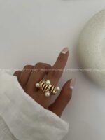 انگشتر طرحدار کد 310263 - Image 5
