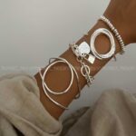 دستبند قلب و کلید کد 310257