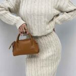 ست دورس و دامن بافتی کد 160611