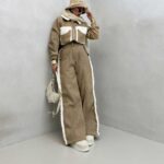 ست کت و شلوار یقه تدی کد 160638