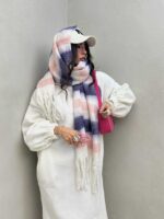 شال موهر راه راه کد 310296