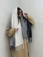 شال رو دوخت ریش دار کد 310293