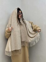 شال رو دوخت ریش دار کد 310293 - Image 7