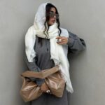 شال کنفی ساده ZARA کد 310286