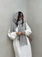 شال ساده دور ریش کد 310292 - Image 3
