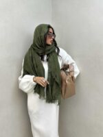 شال ساده دور ریش کد 310292 - Image 4
