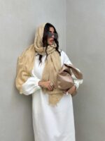 شال ساده دور ریش کد 310292 - Image 8