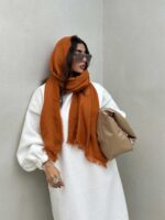 شال ساده دور ریش کد 310292 - Image 9