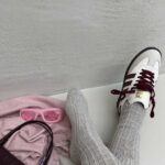 جوراب بلند میله ای کد 310304