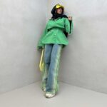 مانتو کمرکش کد 200648