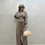 ست سوییشرت و شلوار نیم زیپ کد 160658