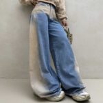 شلوار جین بگ 2 رنگ کد 101590