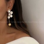 گوشواره طرح دار کد 310322