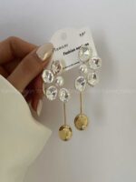 گوشواره طرح دار کد 310322 - Image 2