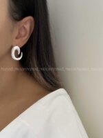 گوشواره طرح دار کد 310322 - Image 5