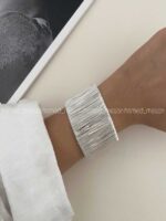 دستبند پهن شیاردار کد 310316