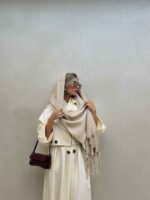 شال حوله ای کد 310339 - Image 15