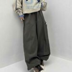 شلوار کارگو بغل جیب کد 101589