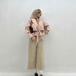 کت بارونی 2 تیکه کد 200634