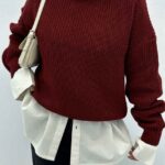 بافت یقه گرد کد 200733