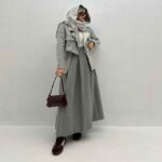 ست کت و دامن آستین 4 دکمه کد 160680