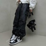 شلوار کارگو چرم کد 101595