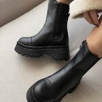 نیمبوت چرم بغل کش کد 140824