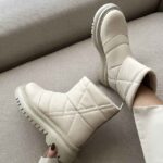 نیم بوت چرم رودوخت کد 140831