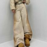 شلوار جین بگ دو خط کد 101631