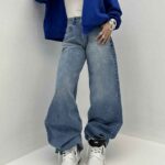 شلوار جین بگ کد 101655