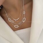 گردنبند 2 تیکه سیمی کد 310397