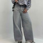 شلوار جین واید لگ کد 101710