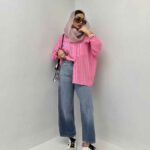 شومیز راه راه کد 220486