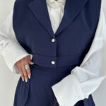 ست وست و شلوار پانچی کد 160723