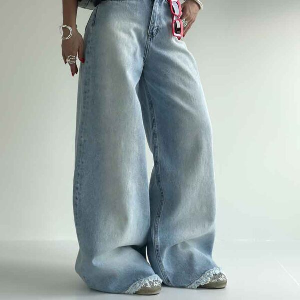 شلوار جین بگ کد 101668