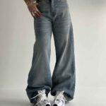 شلوار جین راسته کد 101714