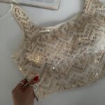 تاپ هندی سوزن دوزی کد 180458