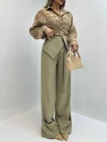 شلوار پارچه ای 2 تیکه کد 101672