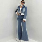 ست کت و شلوار جین کد 160714