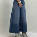 شلوار کراپ فول بگ کد 101665