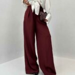 شلوار بگ کرپ کد 101725