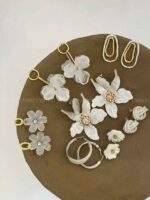 گوشواره گل سرامیکی کد 310406