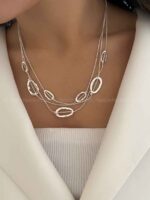 گردنبند 2 تیکه سیمی کد 310397 - Image 3