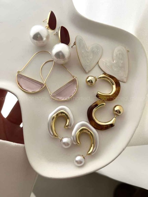 گوشواره طرحدار کد 310387