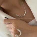 ست دستبند و گردنبند مینیمال کد 310396