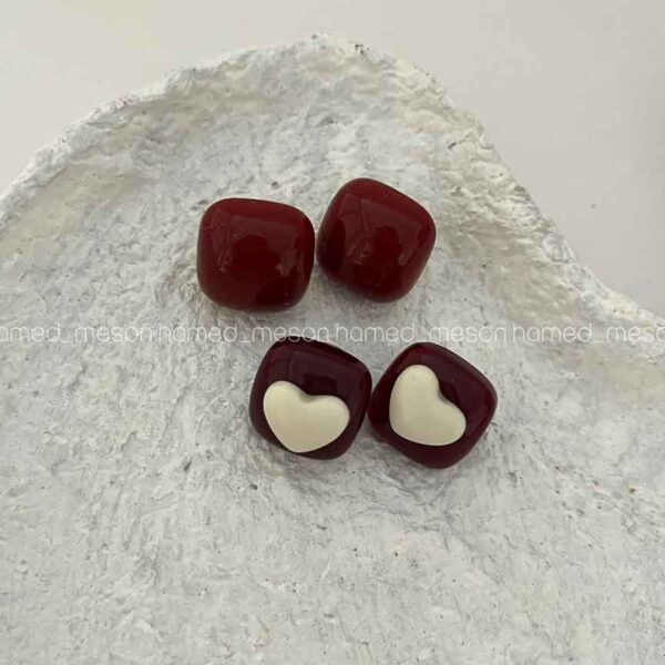 گوشواره مکعبی کد 310383