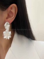 گوشواره SILVER FLORA کد 310427 - Image 3