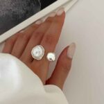 انگشتر 2 طرفه مرواریدی کد 310431