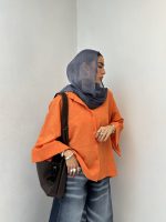 شومیز لینن نچرال کد 220492 - Image 2