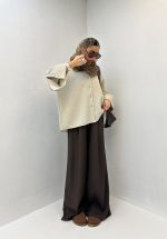 شومیز لینن نچرال کد 220492 - Image 15